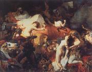 Eugene Delacroix Death of Sardanapalus china oil painting reproduction